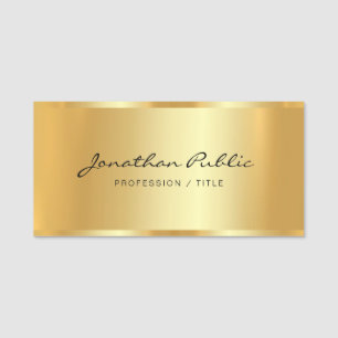 Aangepast professioneel elegant handgeschreven scr naamplaatje