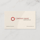 Aangepast professioneel logo Visitekaartje (Voorkant)