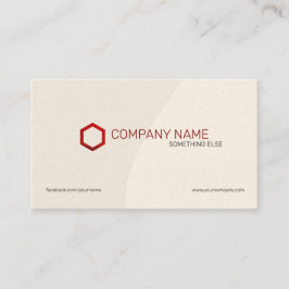 Aangepast professioneel logo Visitekaartje