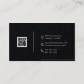 Aangepast professioneel Visitekaartje met streepje (Achterkant)