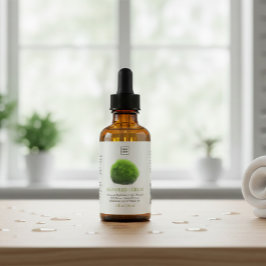 Aangepast professioneel zeewier serum huidverzorgi rechthoekige sticker