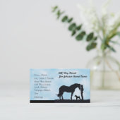 Aangepast profiel Airedale Terrier Western Silhoue Visitekaartje (Staand voorkant)