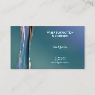 Aangepast profiel waterfotografie visitekaartje