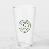 Aangepast promoMonogram bos groen Glas (Voorkant)