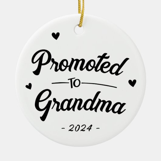 Aangepast promoot naar grootmoeder keramisch ornament (Voorkant)