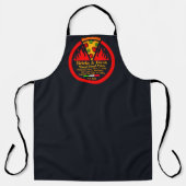 Aangepast promotepersoneel houtgestookte pizzarest schort (Voorkant)