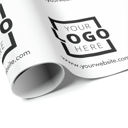 Aangepast promotiemateriaal voor bedrijven met Log Cadeaupapier (Rol Hoek)