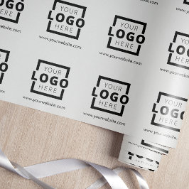 Aangepast promotiemateriaal voor bedrijven met Log Cadeaupapier