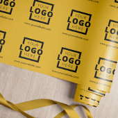 Aangepast promotiemateriaal voor bedrijven met Log Cadeaupapier