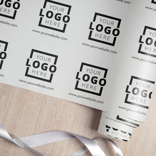 Aangepast promotiemateriaal voor bedrijven met Log Cadeaupapier