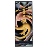 Aangepast promotiemateriaal voor zakelijk merk Mod Wijn Cadeautas (Achterkant)