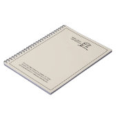 Aangepast promotieNotitieboek voor zakelijke Logo Notitieboek (Linkerzijde)