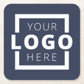 Aangepast promotievak met Logo Kartonnen Onderzetters (Voorkant)