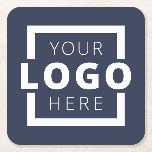 Aangepast promotievak met Logo Kartonnen Onderzetters (Voorkant)