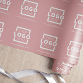 Aangepast promotievak met Logo-merk Roze Cadeaupapier