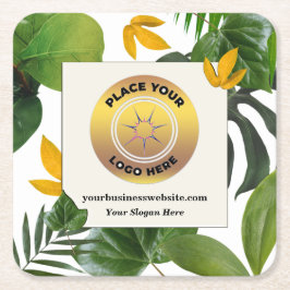 Aangepast promotievak voor zakelijke Logo Kartonnen Onderzetters