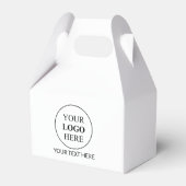Aangepast promotioneel logo bedankdoosjes (Achterkant)