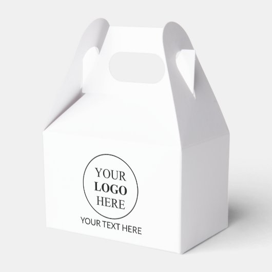 Aangepast promotioneel logo bedankdoosjes (Voorkant Zijde)