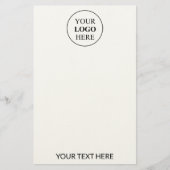 Aangepast promotioneel logo briefpapier (Voorkant)