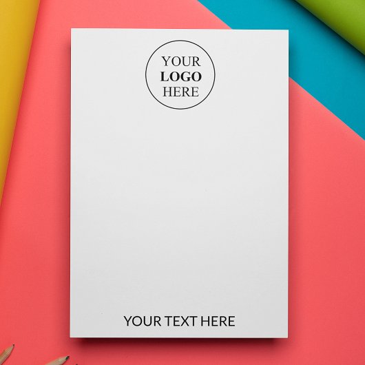 Aangepast promotioneel logo briefpapier