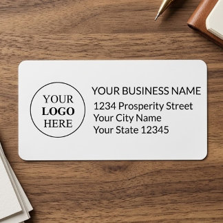 Aangepast promotioneel logo etiket