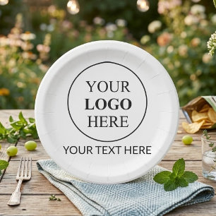 Aangepast promotioneel logo papieren bordje