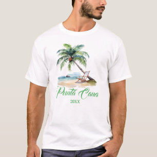 Aangepast Punta Cana-strand  T-shirt