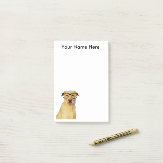 Aangepast Pup-it-Note-pad Post-it® Notes (Op bureau)