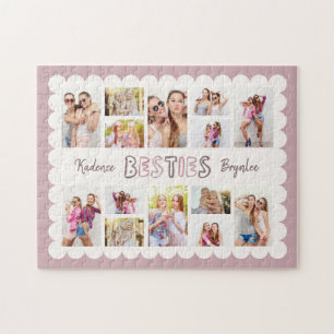 Aangepast puzzel met 16 foto's voor vrienden en be