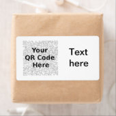 Aangepast QR-etiket Etiket (Insitu)