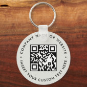 Aangepast QR merkbekendheid Giveaway Design Sleutelhanger (Voorkant)