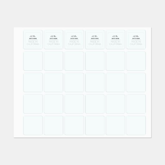 aangepast quilt-label labels (Vel)