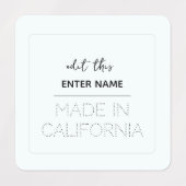 aangepast quilt-label labels (Design 1)