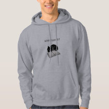 Aangepast quoteboek Trovert-modus Kat Heren Hoodie