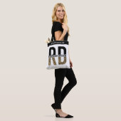 Aangepast RD-geregistreerd Dietitian Cheetah Print Tote Bag (Op model)