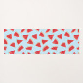 Aangepast realistisch watermeloenschijfje zomerpat yogamat (Achterkant (horizontaal))