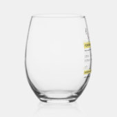 Aangepast recept Gin Glass Gift Wijnglas Zonder Voet (Rechts)