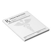 Aangepast recept Notitieblok – Bewerkbare Doctor R (Schuin)