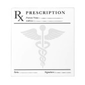 Aangepast recept Notitieblok – Bewerkbare Doctor R (Voorkant)