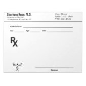 Aangepast recept Notitieblok – Bewerkbare Doctor R (Voorkant)