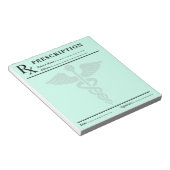 Aangepast recept Notitieblok – Bewerkbare Doctor R (Schuin)