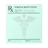 Aangepast recept Notitieblok – Bewerkbare Doctor R (Voorkant)