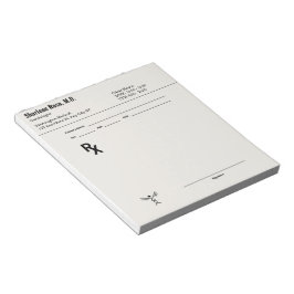 Aangepast recept Notitieblok – Bewerkbare Doctor R