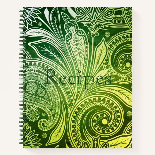 Aangepast recept notitieboek — Flora (Voorkant)