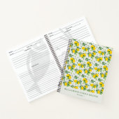 Aangepast recept zomerlemon-fruitpatroon notitieboek (Binnen)