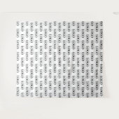 Aangepast Rechthoekig Zakelijk Bedrijfslogo Patroo Wandkleed (Voorkant (horizontaal))