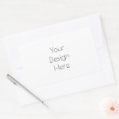 Aangepast Rechthoekige Sticker (Envelop)