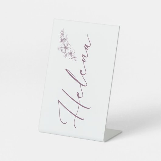 Aangepast Reclamebord Met Voetstuk (Voorkant)