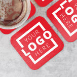 Aangepast reclamebord voor zakelijke Logo Rood Kartonnen Onderzetters<br><div class="desc">Pas dit onderzetter eenvoudig aan met uw eigen logo of aangepast afbeelding. U kunt de achtergrondkleur wijzigen om deze aan te passen aan uw logo- of bedrijfskleuren. Gepersonaliseerd promotionele onderzetters met uw zakelijke logo zijn geweldig voor zakelijke dinerevenementen, of elke gebeurtenis waarbij papieren onderzetters ideaal zijn. Als u een restaurant,...</div>