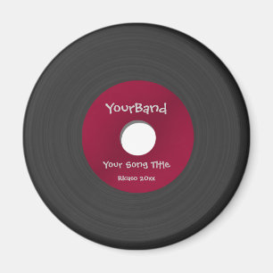 Aangepast record magneet